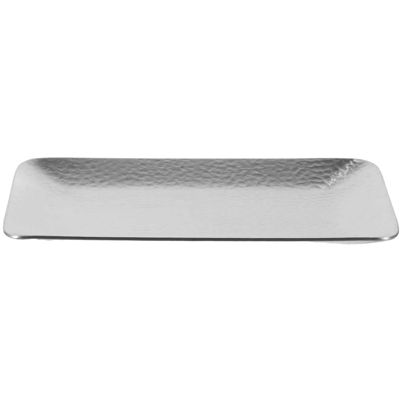 

Storage Tray Rectangular Towel Stainless Steel Serving Dish Plate Jewelry Trays Decorative