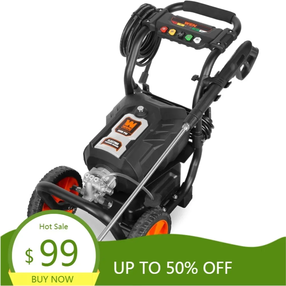 3000 psi brushless electric pressure washer, 2.0 gpm with onboard detergent tank (pw3000e)