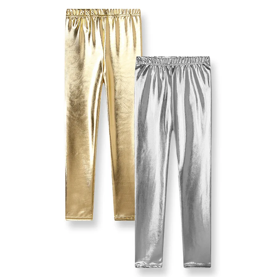 Children's Leggings Bling Girls Pants Children Golden Pants Spring Autumn Leggings For Girls Kids Trausers Baby Legins 2-9Y
