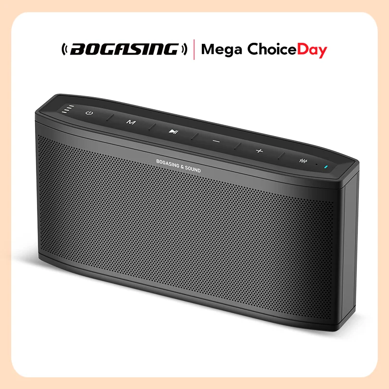 BOGASING Era S9 Pro Bluetooth Speaker, 48H Playtime Wireless