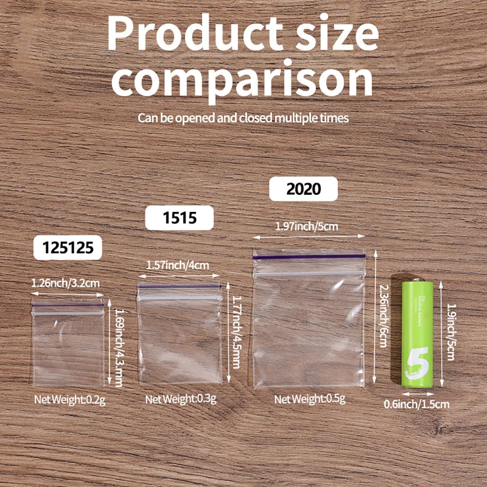 Thickened 10 Silk Purple Line Plastic Sealing Bag 3 Models and Sizes Available 100 Only Contain Deodorant and Moisture-Proo