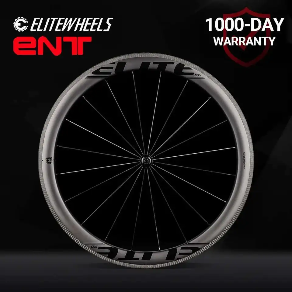 美品EliteWheels ENT 47mm カーボンホイール ディスクブレーキ 【公式