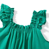 Womens Pajama Sets Women's Summer 2PCS Pajamas Sets Sleeveless Backless Sling Vest + Solid Color Ruffle Shorts - Image 5