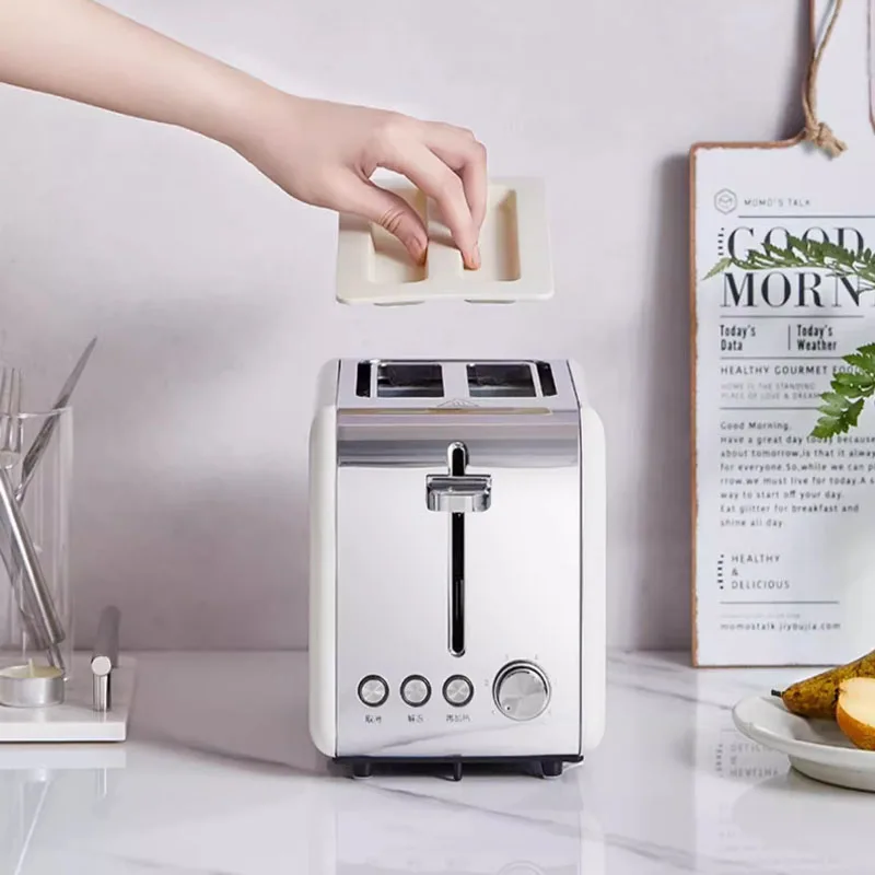 Toast electric toaster household automatic breakfast machine heating bread machine adjustable temperature 4
