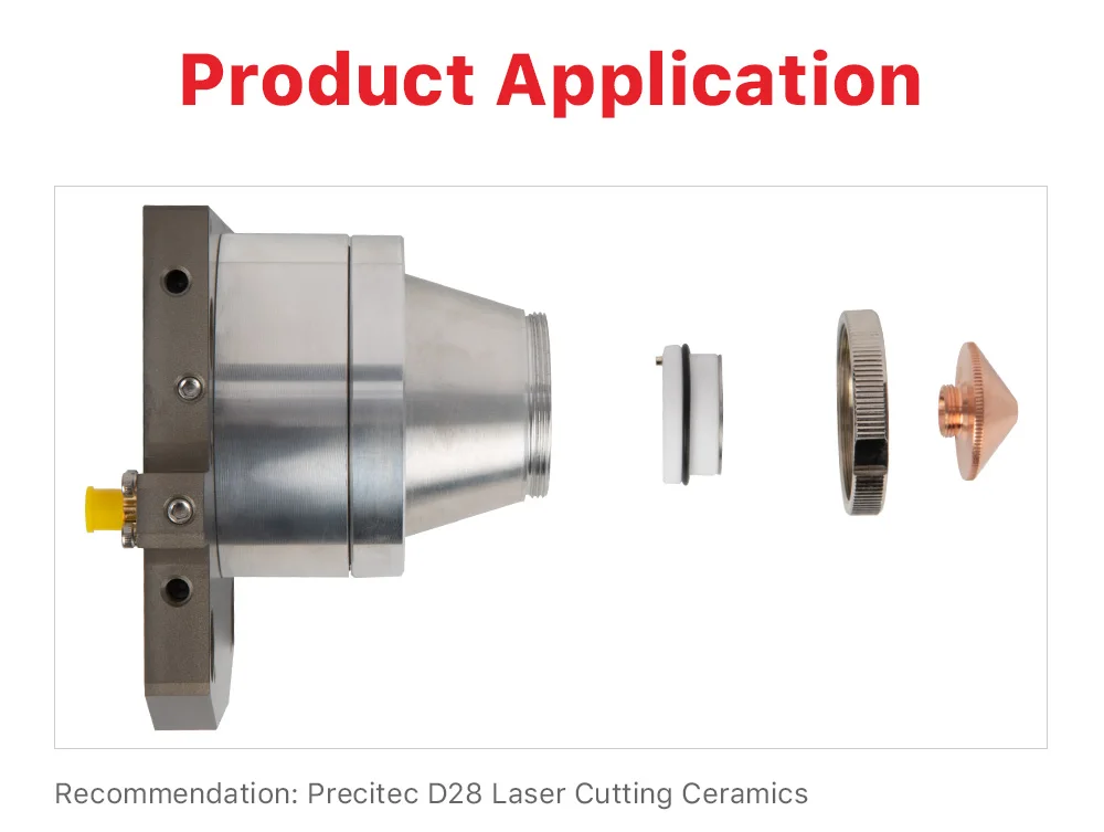 Ultra arayc laser düsen anschluss teil für precitec procutter eco f150 6-8kw faserlaser schneidkopf – Detail 6