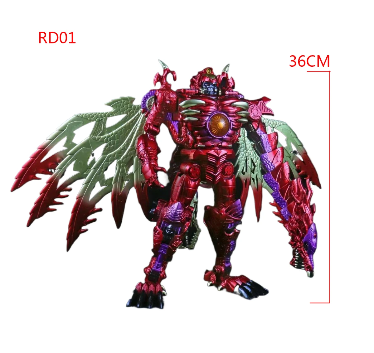 トランスフォーマルロボットのおもちゃ,bmb rd01,flameレッド,ドラゴン 