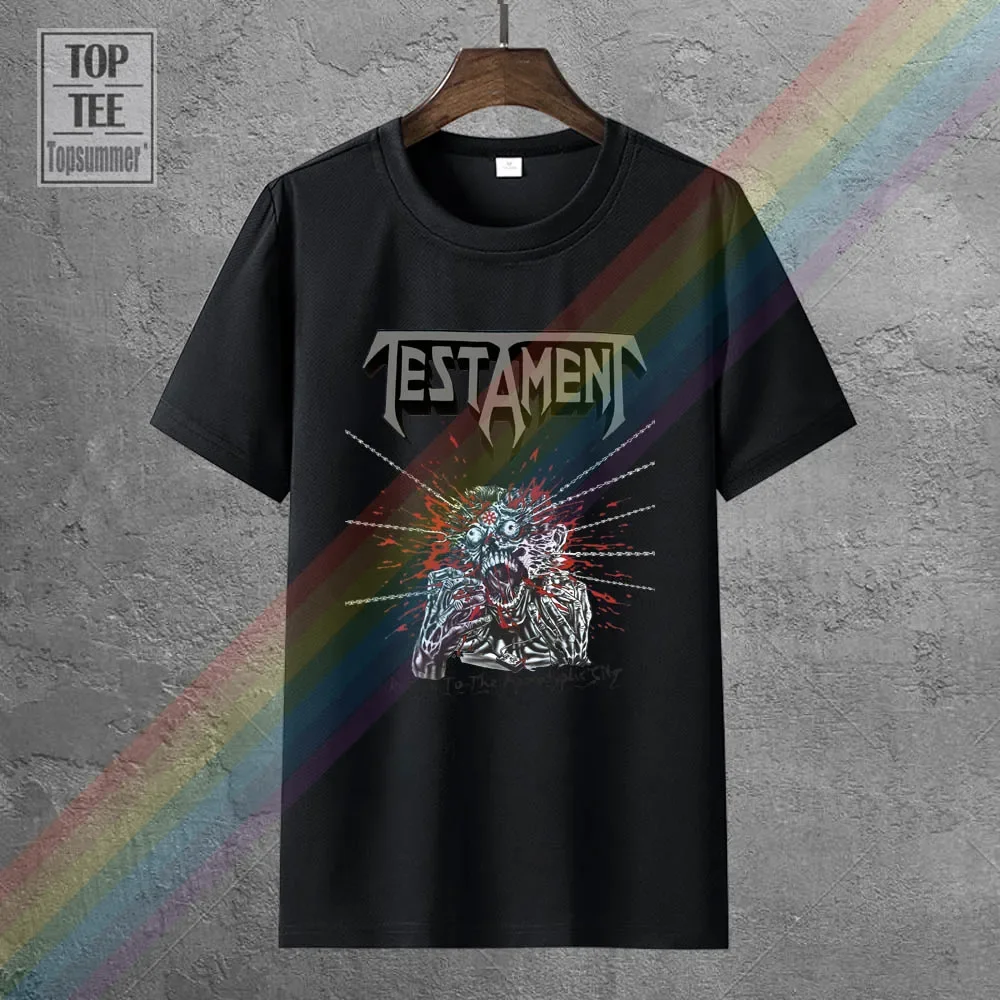 

Testament Return To The Apocalyptic City Forbidden Exodus New White T Shirt