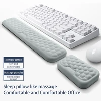 Keyboard mouse wrist rest ergonomic office typing protect relax wrist memory foam mouse pad computer notebook mouse pad 1