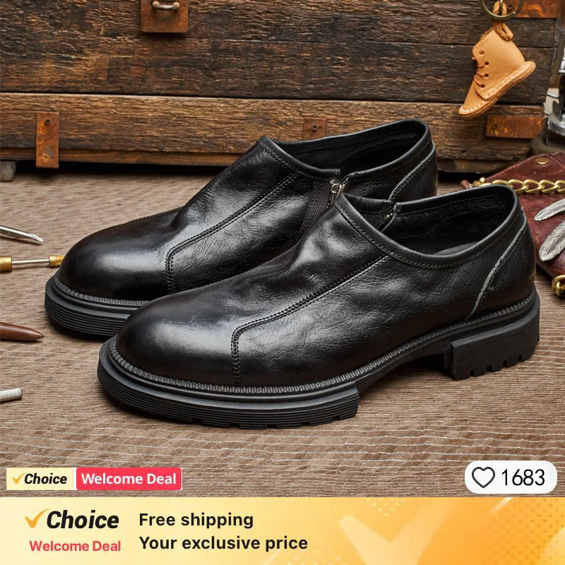 

Мужские деловые туфли из мягкой кожи, роскошные качественные удобные брендовые Ретро туфли ручной работы из натуральной кожи, повседневная Свадебная обувь