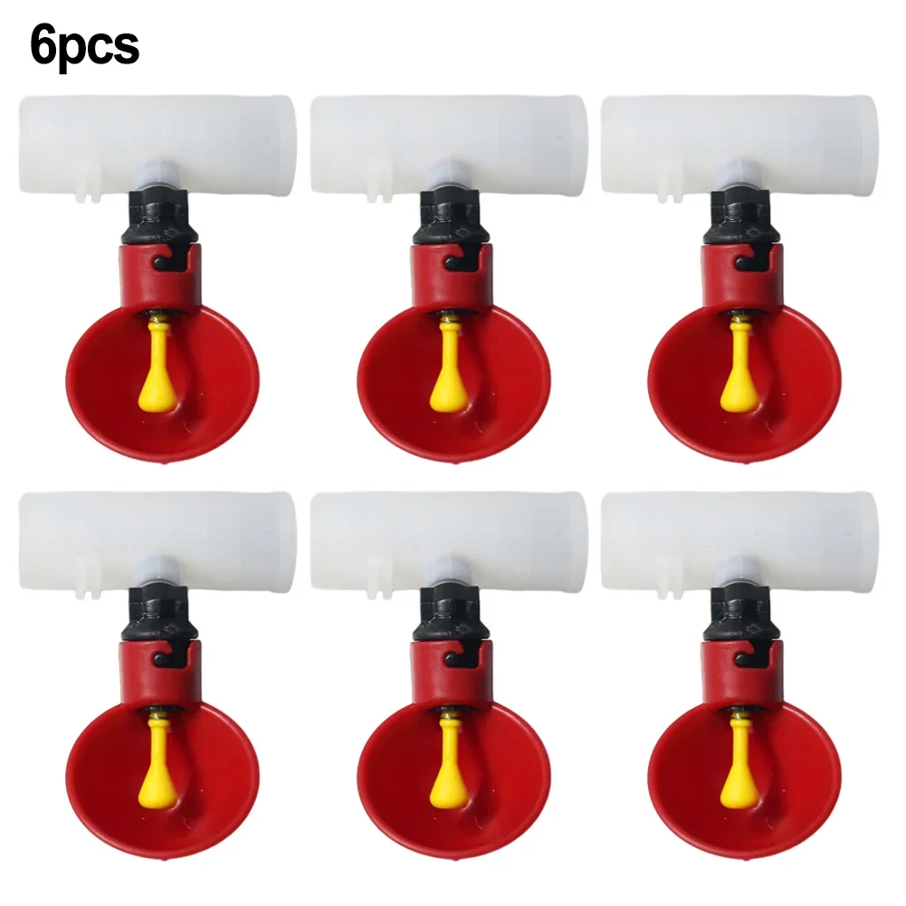 6er Set Automatische Hühner-Tränke – Wasserbecher Für Hühner, Enten, Wachteln & Mehr