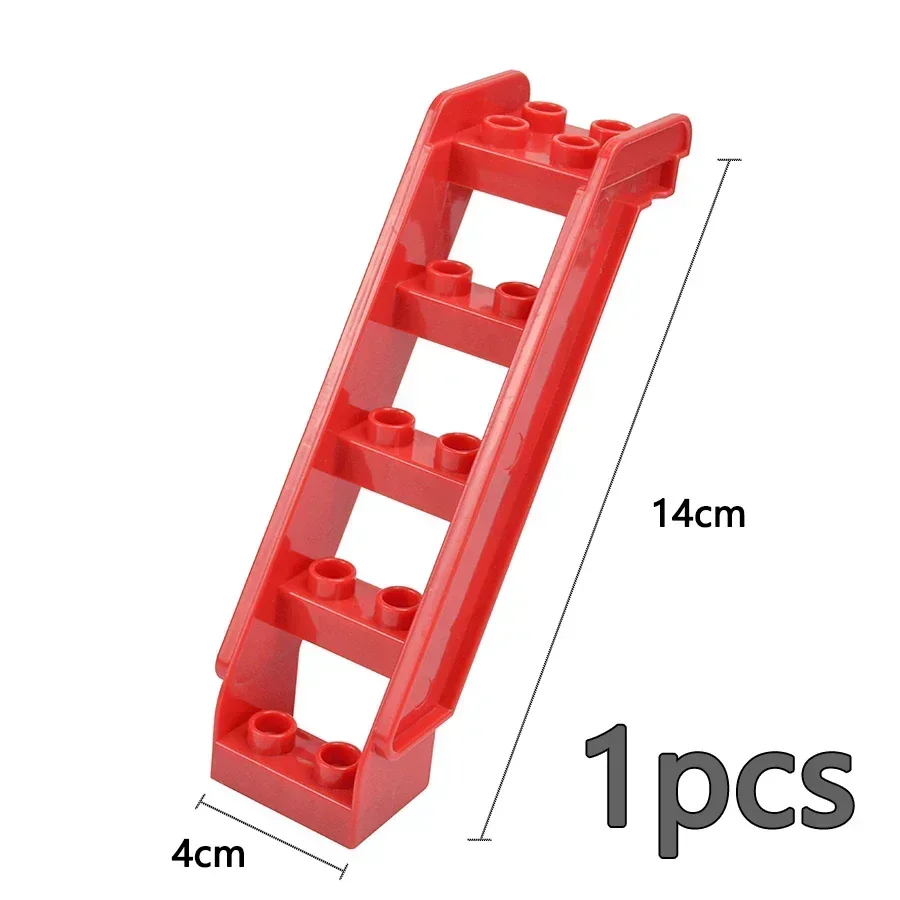 Large Building Blocks Playground Set with Slide, Swing, and Seesaw - Educational Toy