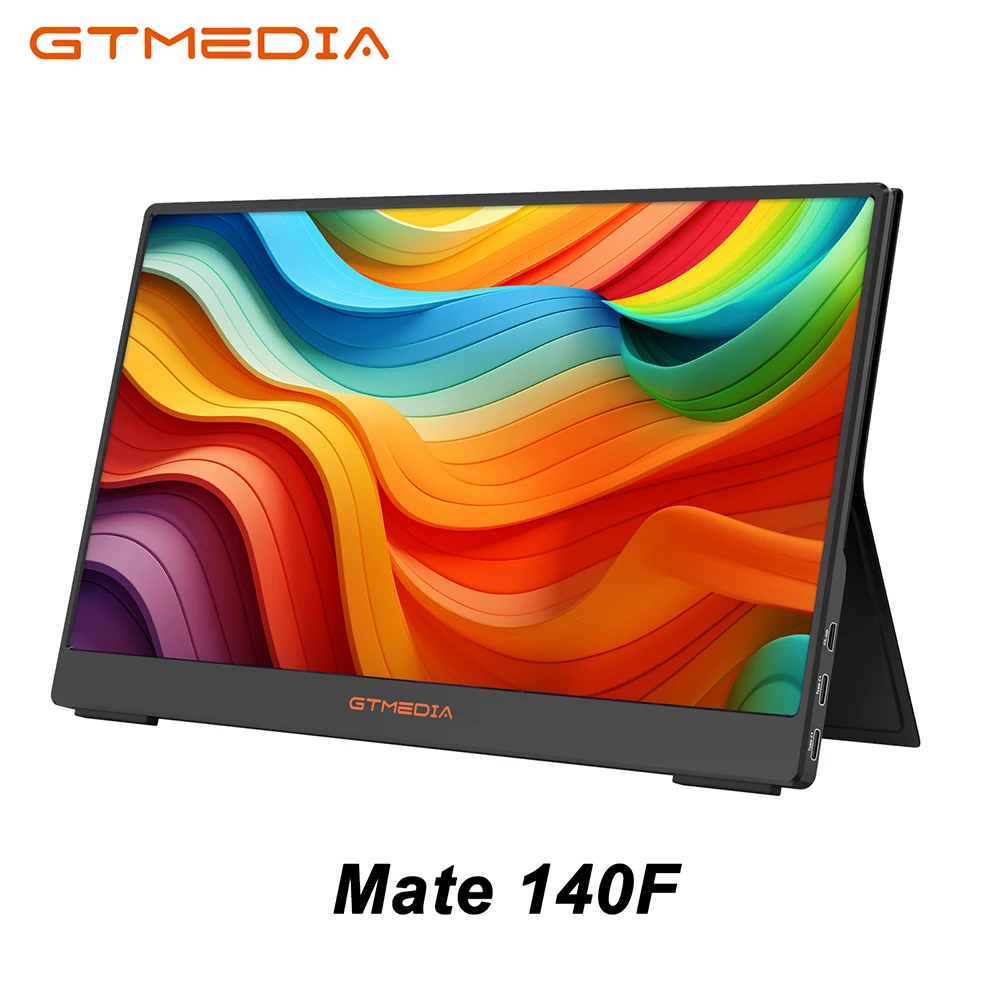 

Портативный монитор GTMEDIA MATE 140F 14,0 дюйма, 72% кд/м2, sRGB дисплей IPS FHD экран Type-C USB экран для ноутбука/Macbook