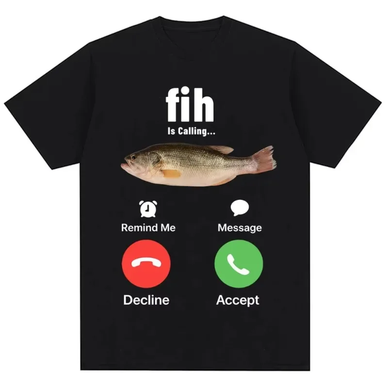 Lustige Fih Ruft Meme T-shirt Humor Mode Männer Frauen Hohe Qualität T Shirts Sommer Baumwolle Casual Kurzarm Streetwear