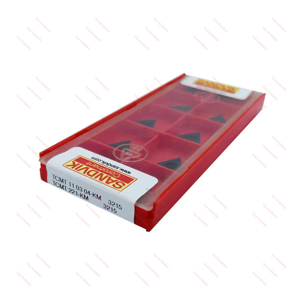 

100% Original TCMT110304-KM 3215 TCMT221-KM 3215 TCMT110304-KM 3210 10pcs Cutting Carbide Insert CNC Lathe Tools