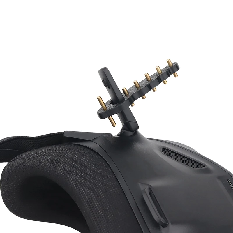 Amplificateur de signal pour lunettes DJI N3 Neo 2 Avata 2 installé sur un drone, portée étendue assurée par l'antenne Yagi.