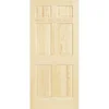 Flush sale luxury villas modern bedroom simple house plain waterproof solid oak wood interior doors 4