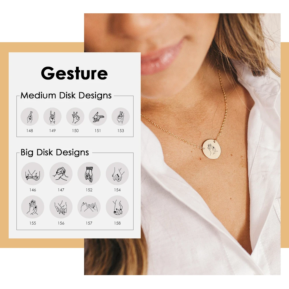 

Round Pandent Stainless Steel Necklace for Women Simple Gold Plated15MM Disk Pendant Necklaces Minimalism Jewelry Gift Wholesale