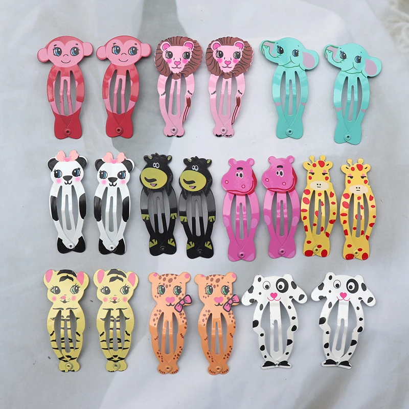 Hair Accessories 20Pcs Cute Cartoon Animal Fruit Hair Clip for Baby Girls