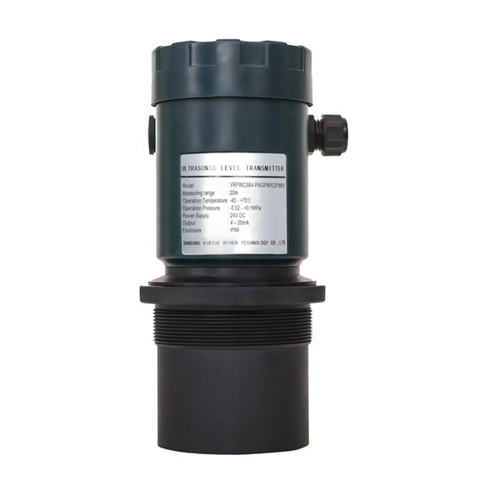 

PWCS64 20M Ultrasonic Liquid Level Indicator Water Level Monitoring 4-20mA output accurate performance available for OEM