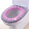 Winter Warm Toilet Seat Cover Mat Bathroom Toilet Pad Cushion with Handle Thicker Soft Washable Closestool Warmer Accessories 3