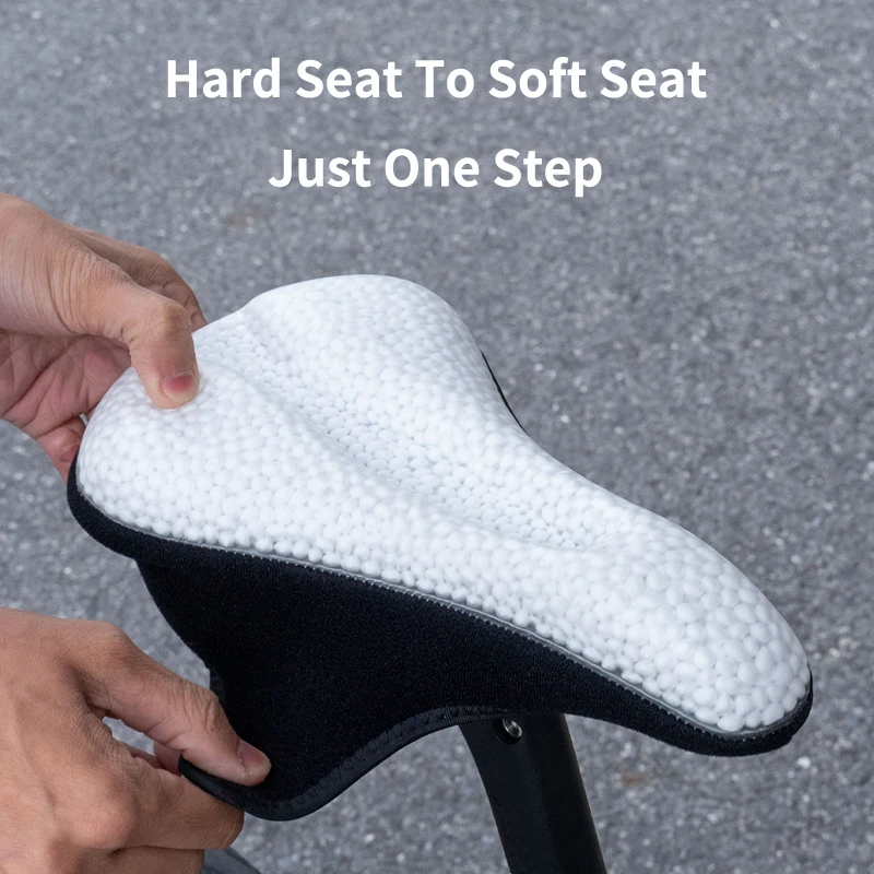 Silicone Comfort Bicycle Seat Cushion - Soft, Durable, and Quick-Recovery
