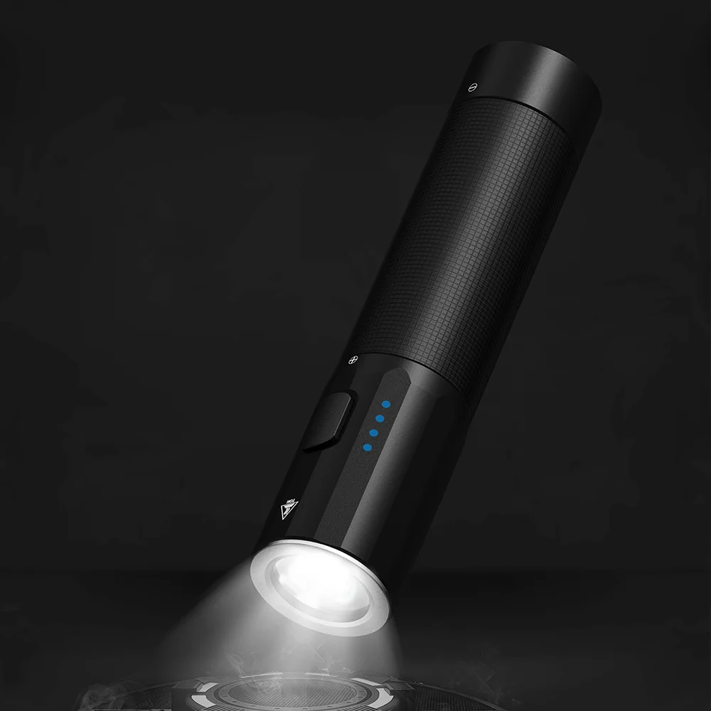 Nextool 1200LM Strong Flashlight Outdoor Waterproof Portable Flashlight 4500mAh Power Bank Camping Adventure Defensive tools