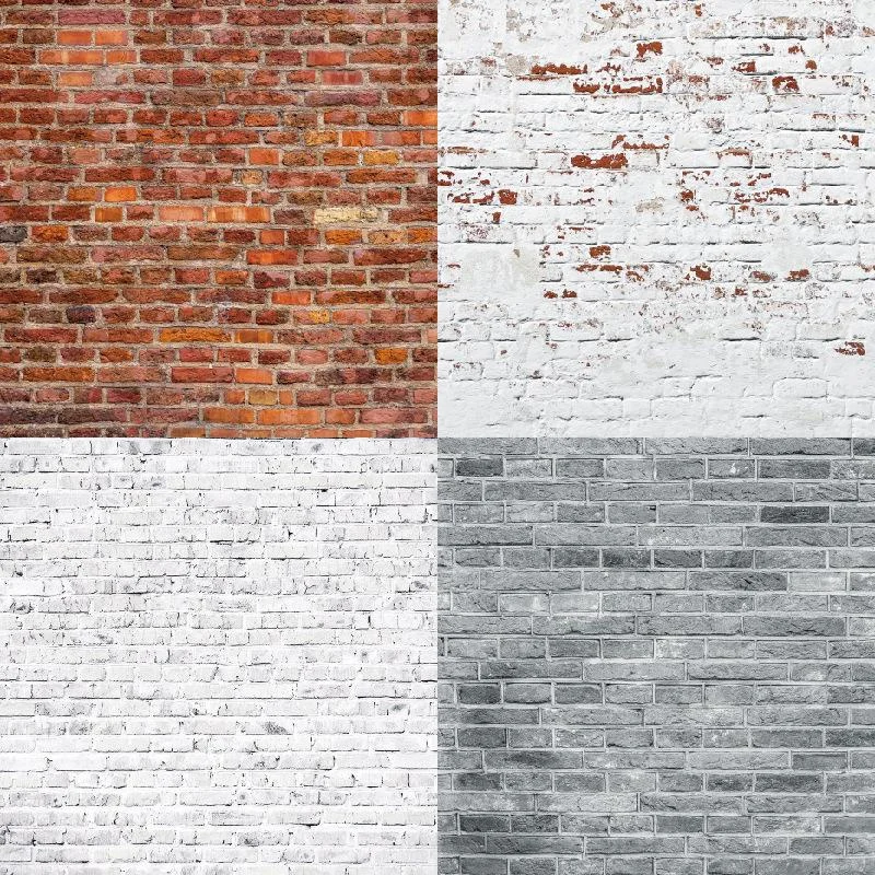 24 Sheets  6"X6" Brick Wall Texture Scrapbook Paper Scrapbooking Patterned Paper Pack DIY Craft Background Paper Single-side - 2