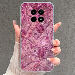 Enhanced Product Title:  
Little Fish Moon Non - Slip Camera Protection Clear Case - Realme12(5G)-RMX3999 (U1263)