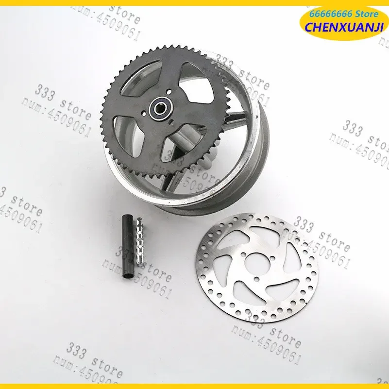rear 110/50-6.5 and front 90/65-6.5 Aluminum alloy vacuum wheel hub for pocket bike 47cc 49cc motorcycle part