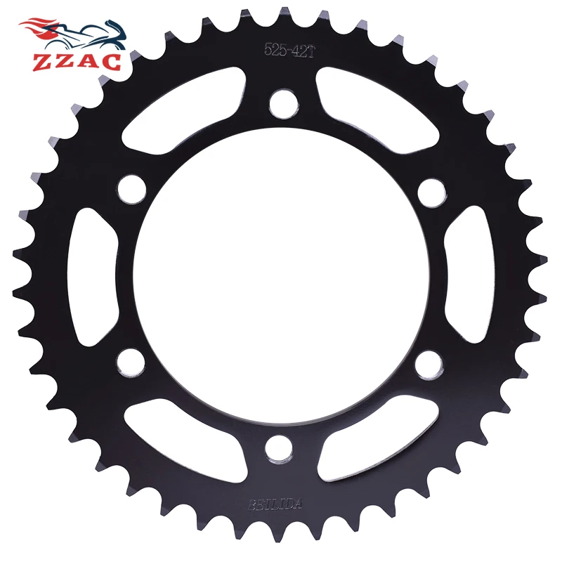 

525 42T Motorcycle Rear Sprocket Staring Wheel For Kawasaki ZRX400 ZRX 400 zrx400 1993-2007 1994 1995 1996 1997 1998 1999 2000