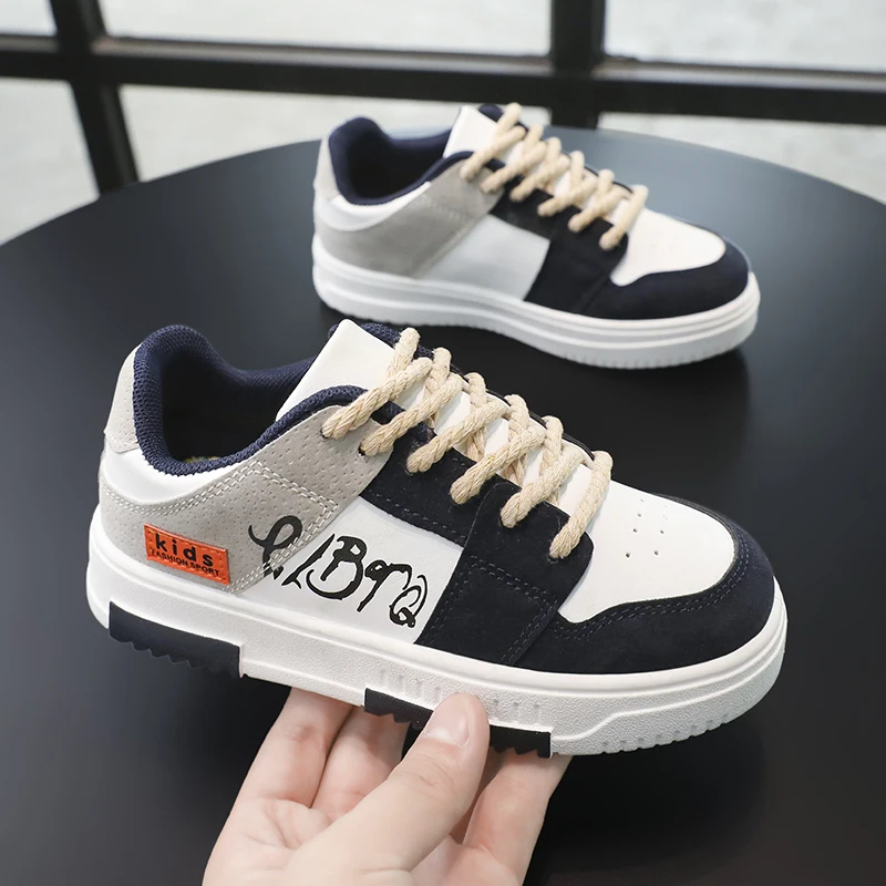 Sports Shoes Baby Shoes Kids Sneakers Kids Shoes Kids Sports Shoes Fashion Kids Leather Casual Non-slip Waterproof 30-38