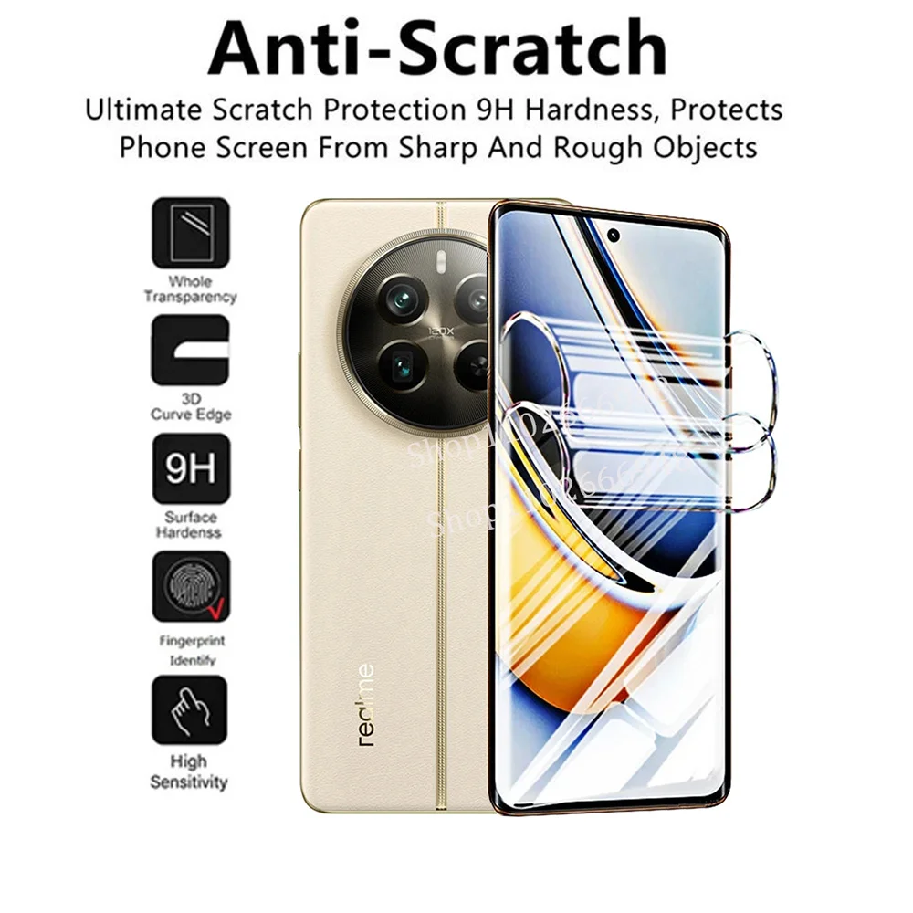 4PCS Premium Hydrogel Screen Protector Set - Ultra-Thin Protective Film