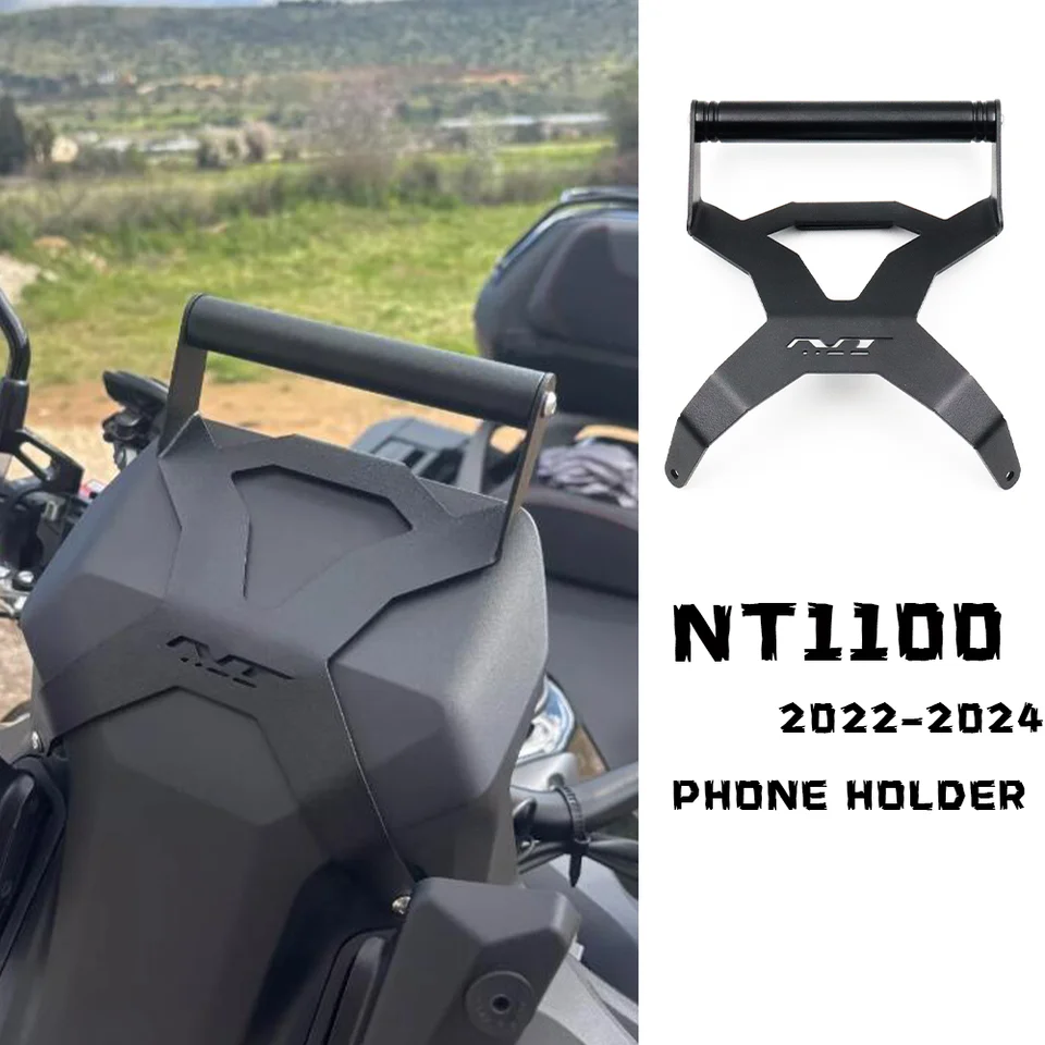 Support GPS Pour Honda NT 1100 (2022-2024) - Fixation Guidon 22 Mm, Pour Téléphone Ou Navigateur