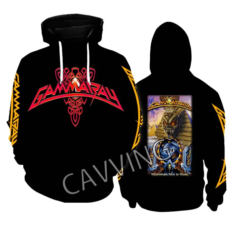 

New Fashion Printed Gamma Ray Band Metal Rock Aesthetic Hoodies Sweatshirt Gothic Top Harajuku Cotton Unisex Clothing DR1