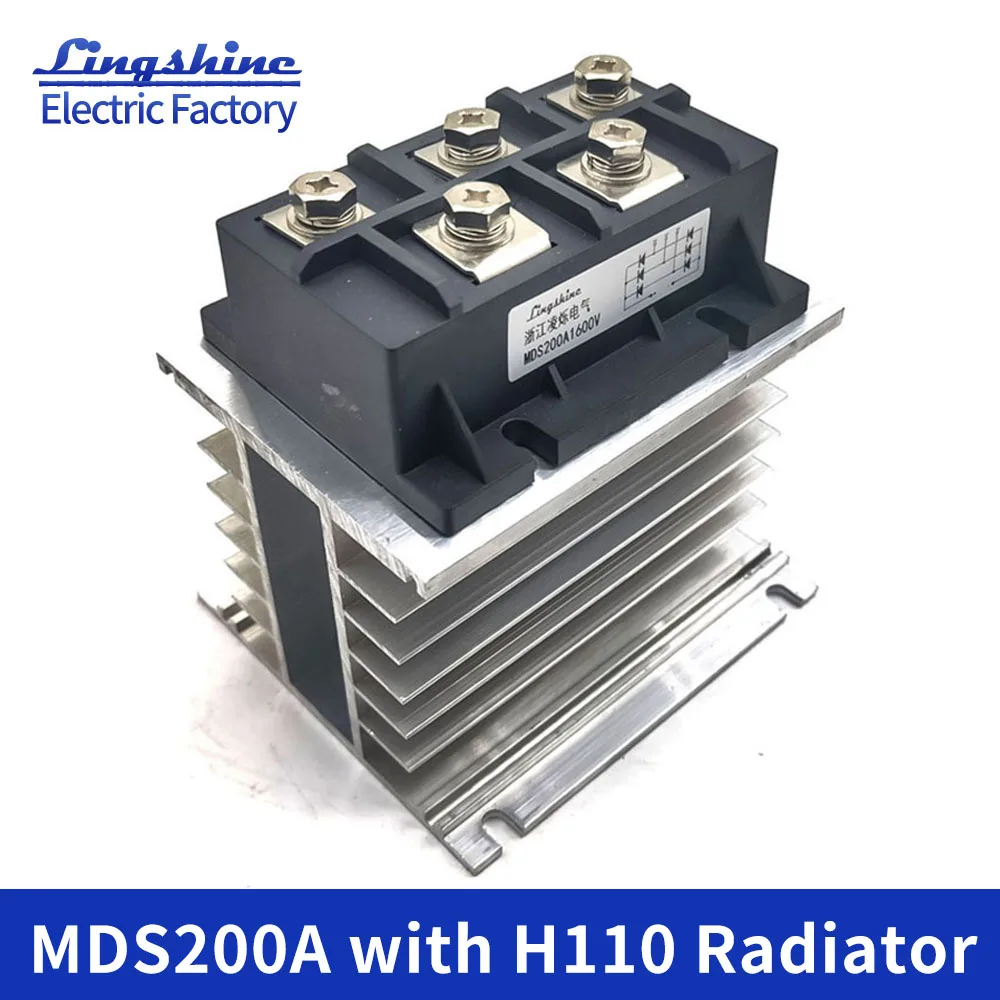 ThreePhase Rectifier Bridge Module 200A 1600V MDS20016 MDS200A 1600V