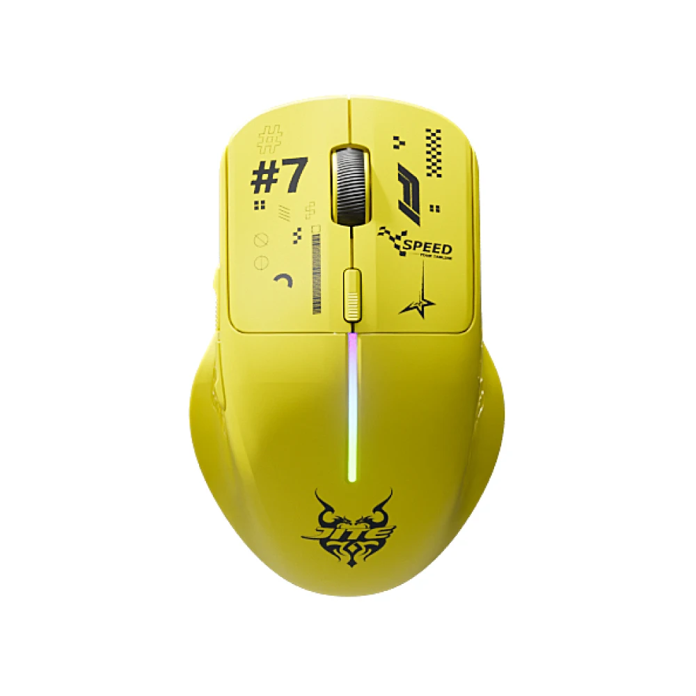 JITE 3가지 모드 무선 게이밍 마우스 경량 트라이 모드 블루투스 2.4GHz USB, PC/노트북용 블루투스 2.4G 유선