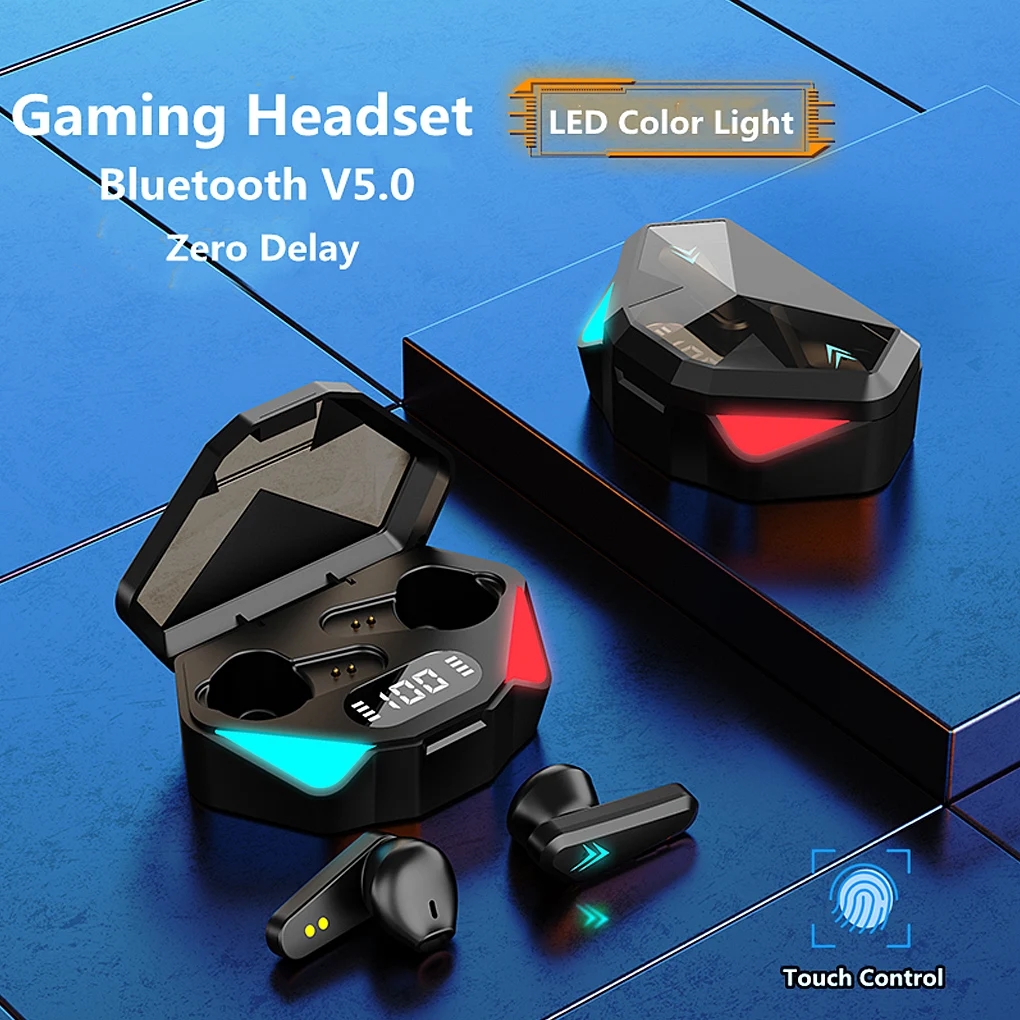 Новые игровые наушники TWS X15S беспроводные стерео Bluetooth наушники-вкладыши