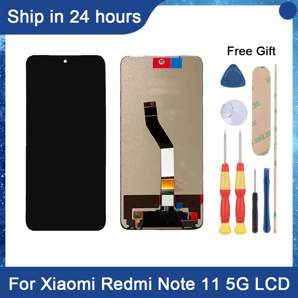 

AiNiCole 6.6" For Xiaomi Redmi Note 11 5G LCD Touch panel Screen Assembly Replacement Digitizer For redmi note 11 5G Display
