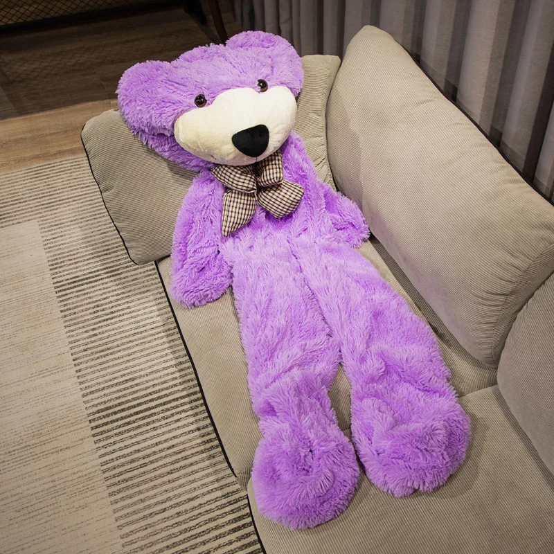 thumbnail image 1 of 60-140cm Soft Unstuffed Empty Teddy Bear Skin Big Hugging Pillow Animal Cushion Children Birthday Gift Semi-finished Plush Toys, 1 of 5