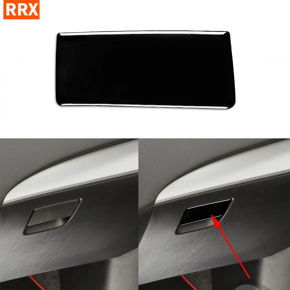

For Mazda 3 Axela 2010-2013 Mazdaspeed 3 Glove Box Handle Puller Switch Piano Black Trim Cover Sticker Car Interior Accessories