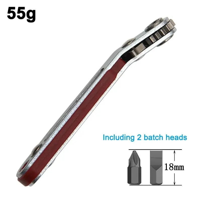 Red Elbow Bidirectional Ratchet Screwdriver