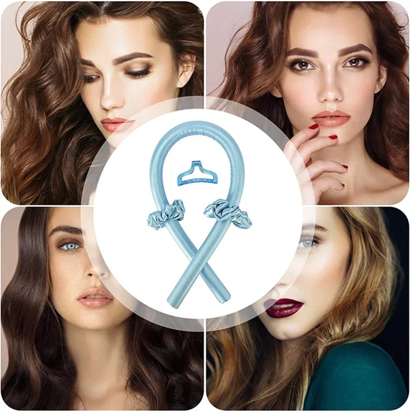 Hair Curling Tools Lazy Heatless Curling Rod Sponge Headband Air Wave No Heat Curlers Women
