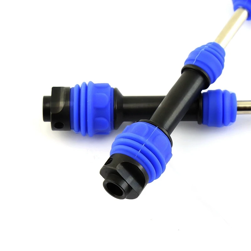 

8Pcs Steel Front And Rear Drive Shaft Driveshaft CVD For 1/10 Traxxas Slash Rustler Hoss Stampede VXL 4X4 RC Car,Blue