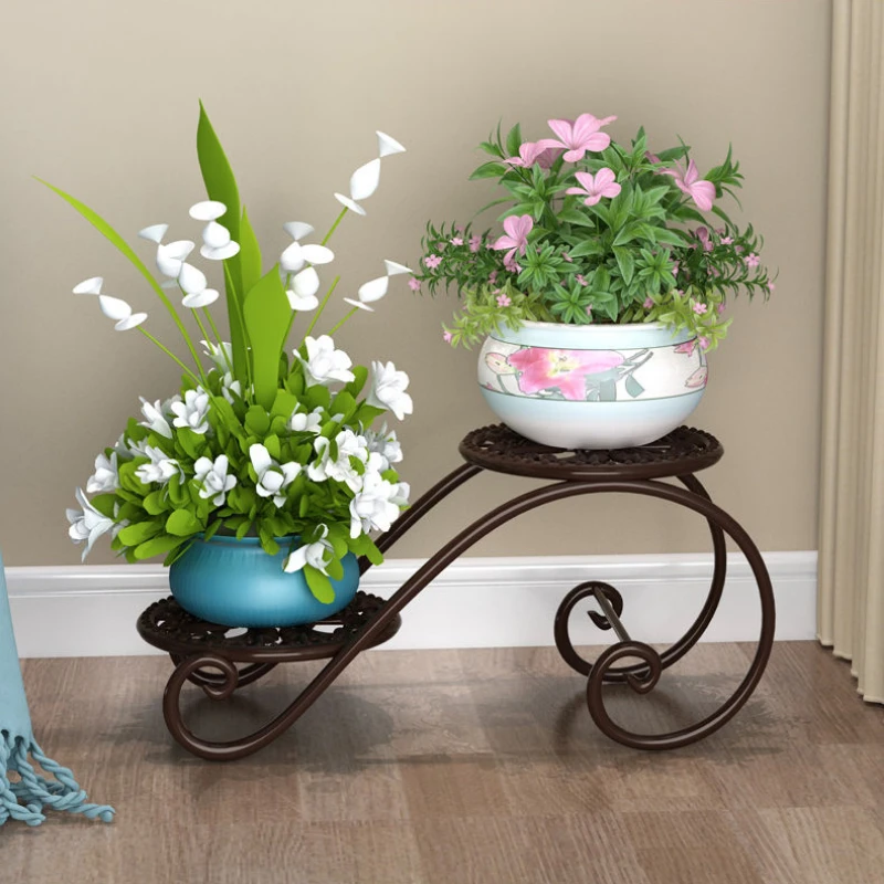 European Flower Rack Multilayer Indoor Table Balcony Window Office