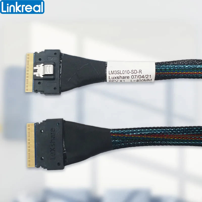 Cabo Pcie 4.0 Slimsas 8i 80cm - Imagem 5