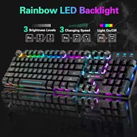 MAMBASNAKE x ZIYOU LANG T3 Wireless Gaming Keyboard and Mouse Combo Rainbow Backlight - Image 3