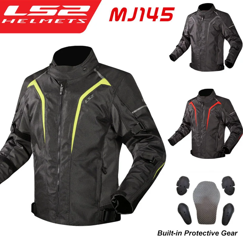 

LS2 Original Motorcycle Jacket Windproof Warm Motorbike Jacket Men Women Wear-resistant CE Anti-fall Motocross Riding Clothing