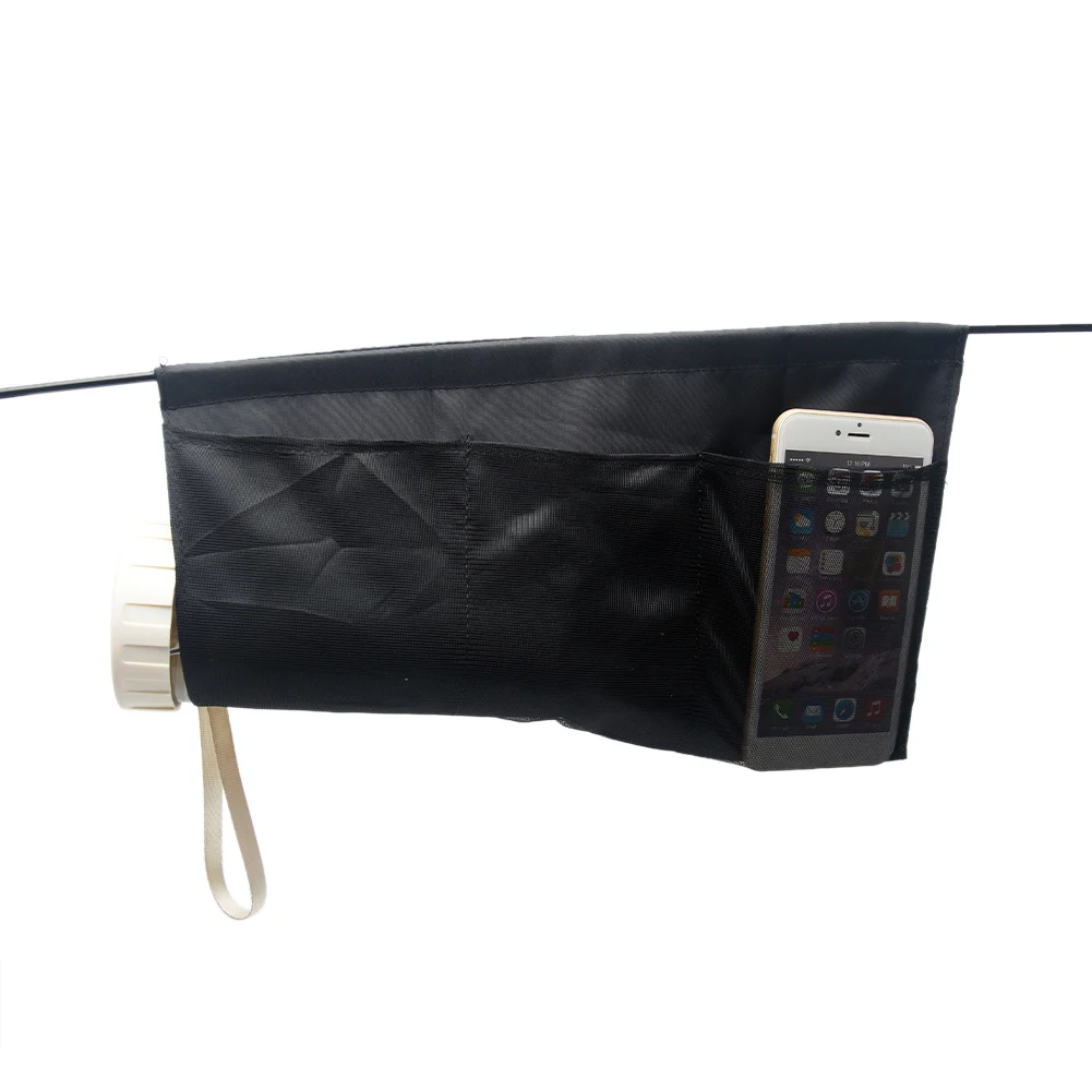 Traveling Portable Foldable Mesh Storage Bag Camping Lightweight Hanging Pouch 7 Pockets Hammock Organizer Outdoor Sports
