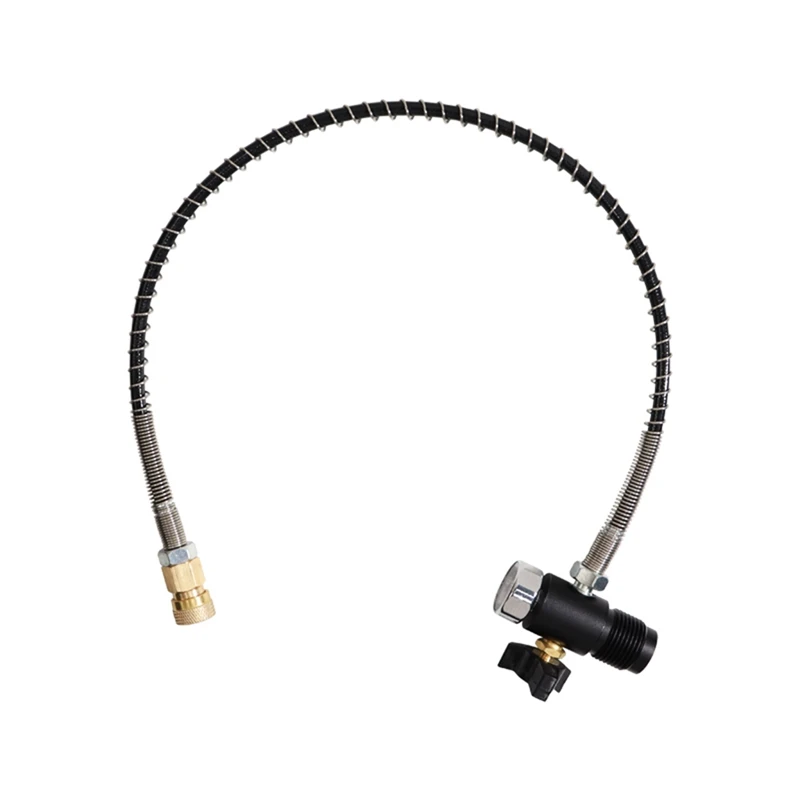 

Inflatable Adapter Connector Inflatable Adapter With Gauge 6000Psi For Carbon Dioxide And Oxygen