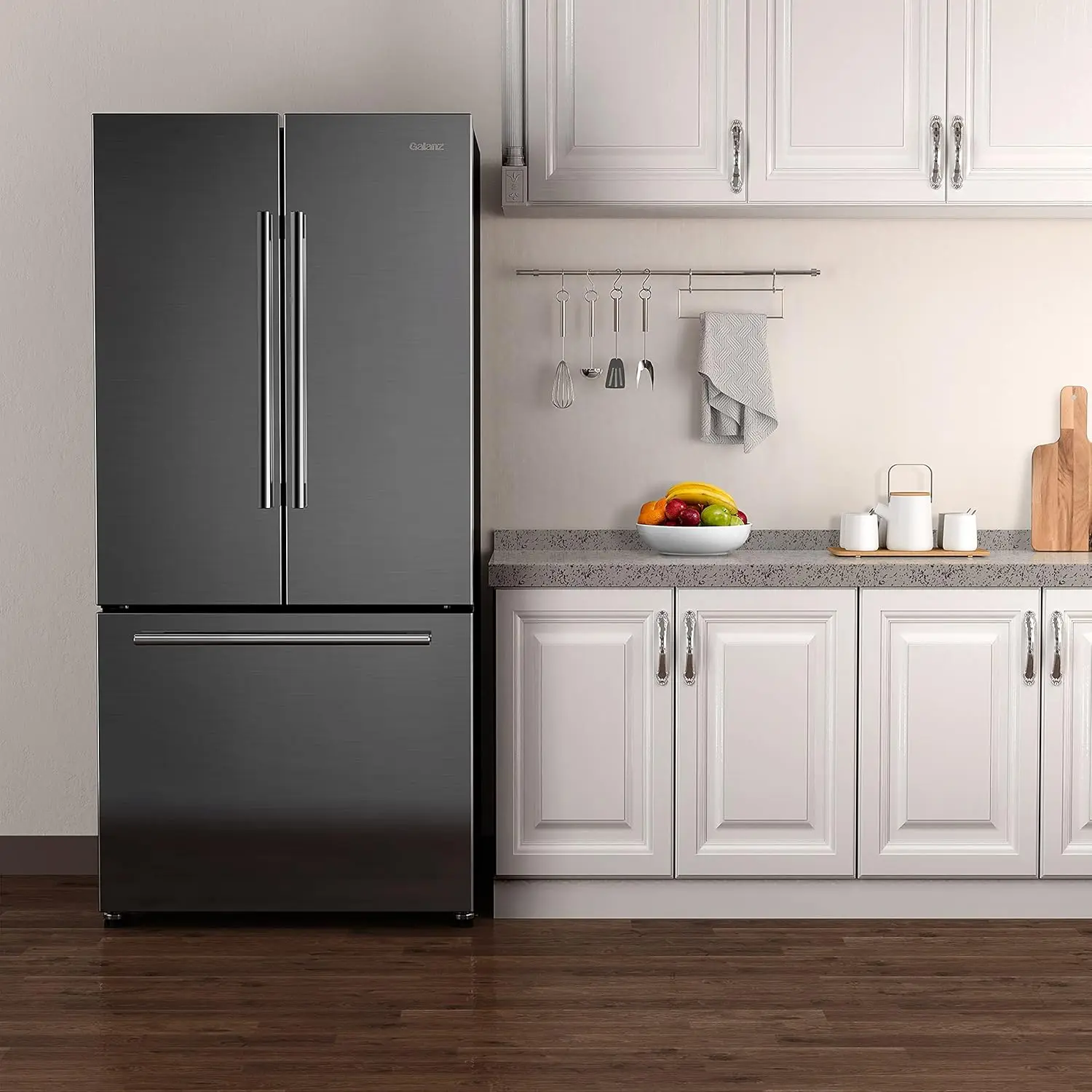 18FS5S16 French Door Refrigerator with Installed Ice Maker and Bottom Freezer Adjustable Electrical Thermostat Control 5